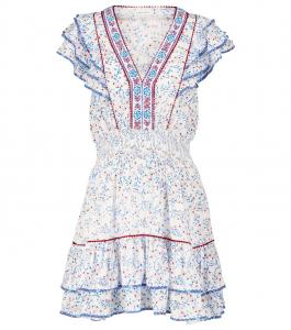 Мини-платье Камила Poupette St Barth, Blue Cerise