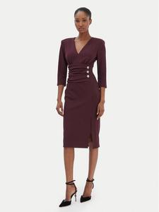 Коктейльное платье slim fit Abito Intero CFC0020161002 Rinascimento, красный