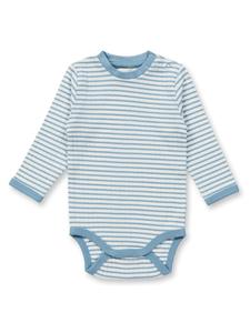 Sense Organics Детский боди с длинными рукавами из органического хлопка, светло-голубого и белого цвета, модель YVON