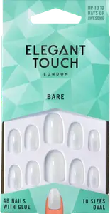 Накладные ногти Bare Nails Oval 48 шт. Elegant Touch