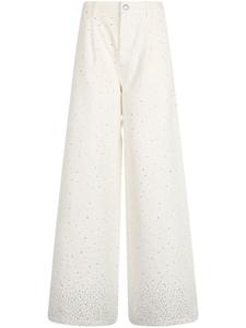 LIU JO расклешенные джинсы, белый