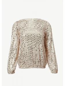 Блузка 80L2_светло-бежевая comma