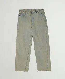 Джинсовые брюки с пятью карманами из денима с кромкой