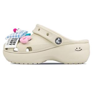 Crocs Классические платформенные клоги BNK Pillow Party женские белые, цвет Pillow Party