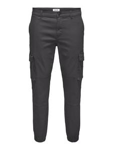 Облегающие брюки-карго Only & Sons ONSCarter, антрацит