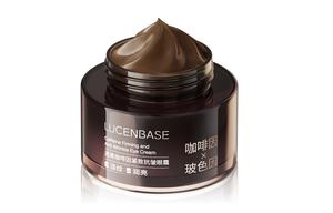 Кофеиновый крем для глаз от темных кругов уменьшает темные круги и отечность 60г LUCENBASE