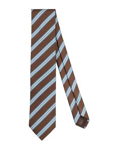 Галстук Canali, темно-коричневый