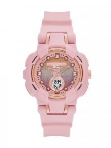 Женские аналогово-цифровые часы Skechers SR2153 из полиуретана, цвет Pink