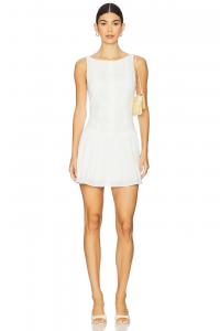 Мини-платье Marieka от Elodie The Label, white