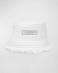 Панама Le Bob Bacino Jacquemus, белый