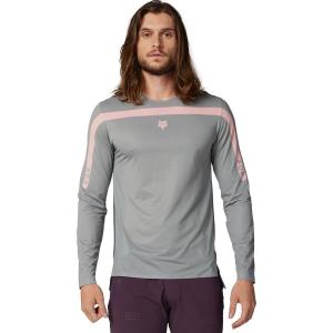 Футболка Fox Racing Flexair Long-Sleeve Fox Racing, Aviation Race Grey Vintage