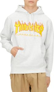 Толстовка с капюшоном Slasher TH95130 / FLAME для мужчин (с логотипом бренда) Классическая Thrasher, пепельный