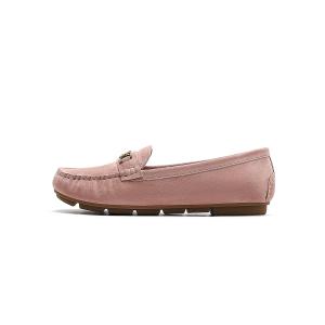 HARSON Мокасины женские абрикосово-желтые/телесно-розовые - телесно-розовые, цвет Nude Pink