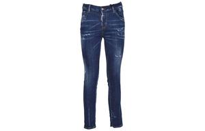 Dsquared2 джинсы Mid Rise с эффектом потертости DSQUARED 2, синий