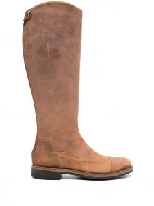 Сапоги на молнии Alberto Fasciani, коричневый