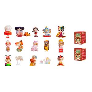 Тигр прыгает в новый год коллекция IP мистические коробки одиночная мистическая коробка/полная коробка 15 шт POP MART