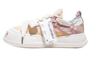 Кеды унисекс с низким верхом цвета радуги Smilerepublic