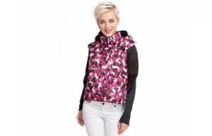 Lululemon Женская пуховая безрукавка серии Wunder Puff в камуфляжном розовом мультиколоре, Camouflage Pink Multicolor