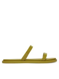 Мюли Double Bar Slide - Jelly Hw0Hw02417 Calvin Klein, зеленый