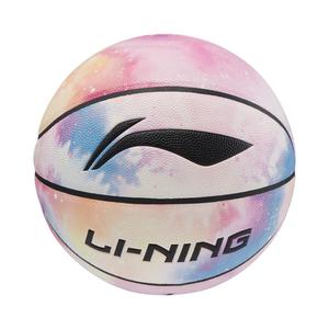 LINING Badfive B8000 PU баскетбольный мяч Pink/Black/Blue размер 7 тренировочный unisex