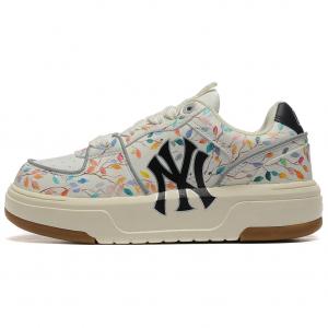 Кроссовки MLB Chunky Liner Skateboarding Shoes Unisex Low-top Beige, белый