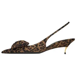 SAINT LAURENT Туфли Dakota Slim Heel High Heels 5cm Women's Brown