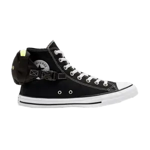 Кроссовки Converse Chuck Taylor All Star Buckle Up High 'Volt Glow', черный
