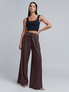 Широкие брюки BWLDR Aqua, коричневый