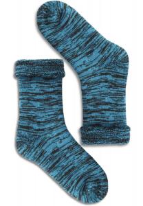 Цветные плюшевые носки с шерстью POLAR HUSKY, черный