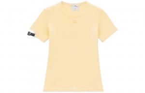 Футболка Courrèges с деталью в виде пряжки COURREGES, розовый