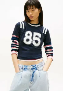Футболка с персиковым принтом и логотипом. Tommy Jeans, Dark Blue