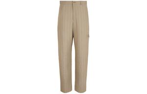 EMPORIO ARMANI Брюки с монохромными полосками из персиковой вискозной смеси