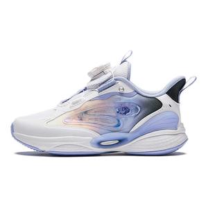 Амортизирующие износостойкие низкие детские кроссовки белый черный синий Antakids, ANTA White / Basic Black / Peach Orange