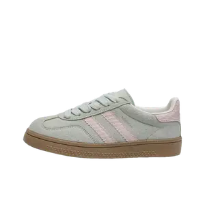 JimiXiong Дышащие лоу-топ скейтерские кроссовки женские зеленые, цвет Green