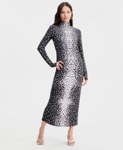 Женское длинное платье с принтом под олененка Bar III, Fawn