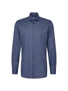 Рубашка делового покроя Regular Fit SEIDENSTICKER, светло-синий/темно-синий