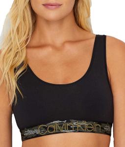 Женский бюстгальтер-бралетт Calvin Klein Modern Cotton Camo, Black