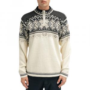 Свитер Dale of Norway Vail с застежкой-молнией на четверть длины (для взрослых), Off White/Coffee/Mountainstone
