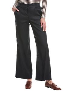 Каби Финале Брюки из льняной смеси Cabi, синий