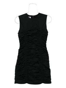 Платье без рукавов Moschino с рюшами, черный