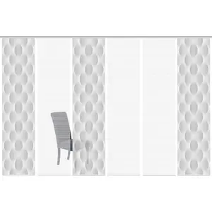 Шторка-роллетка VOLARE на панели, 1 шт., цифровая печать Vision S, серый