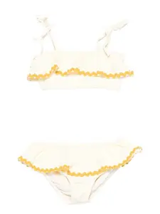 Купальник Lia с оборками MIPOUNET, желтый