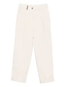 Брюки прямого кроя Peserico, нейтральный