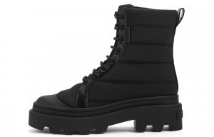 CHARLES&KEITH Короткие ботинки мартин Small CK на каблуке 4,5 см женские черные/темно-синие - ТЕКСТУРИРОВАННЫЕ ЧЕРНЫЕ текстурированные, цвет BLACK TEXTURED Black Textured