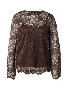 Рубашка PIECES PCOLLINE, темно-коричневый