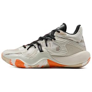 XTEP Баскетбольные кроссовки Chain Battle 3 легкие, теплые, средней высоты, бежевые, мужские