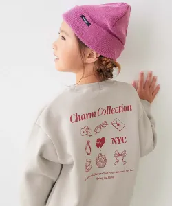 Детская толстовка Devil Lab с принтом в виде квадратов и флисовой подкладкой, коллекция осень-зима 2025 Devirock, цвет 016-Charm-L Gray