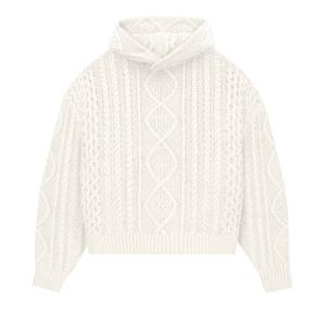 Толстовка косой вязки Fear of God Essentials Cloud Dancer