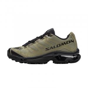 Дышащие низкие повседневные кроссовки XT-4 унисекс, черно-зеленые SALOMON, Black Green