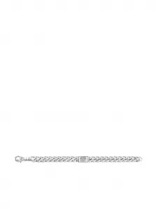 Браслет с логотипом Philipp Plein, серебристый